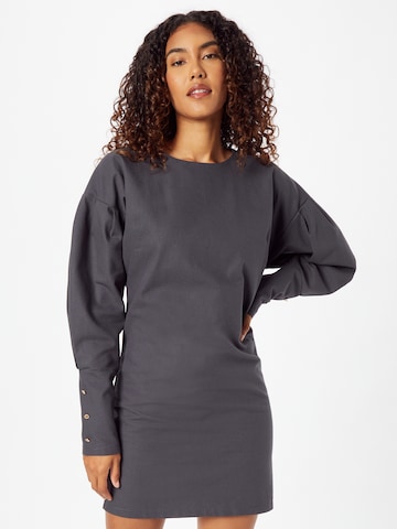 KAN Dress 'CARBON' in Grey: front