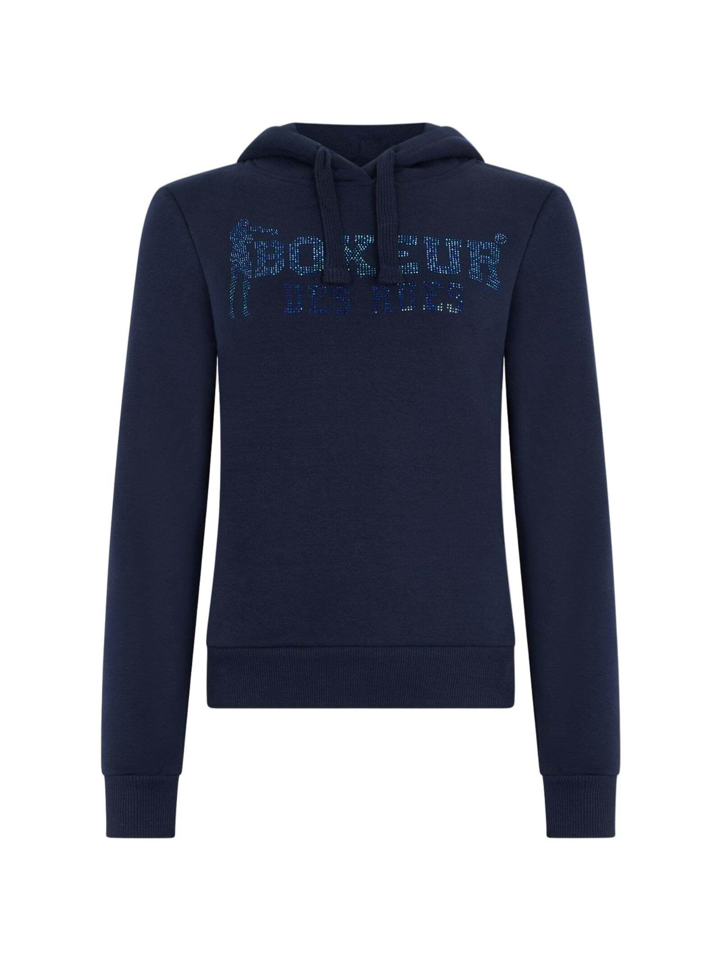 Boxeur des Rues Sweatshirt 'Lady Hooded Sweatshirt'‌‌‌‌‌‌‌‌ in Blau