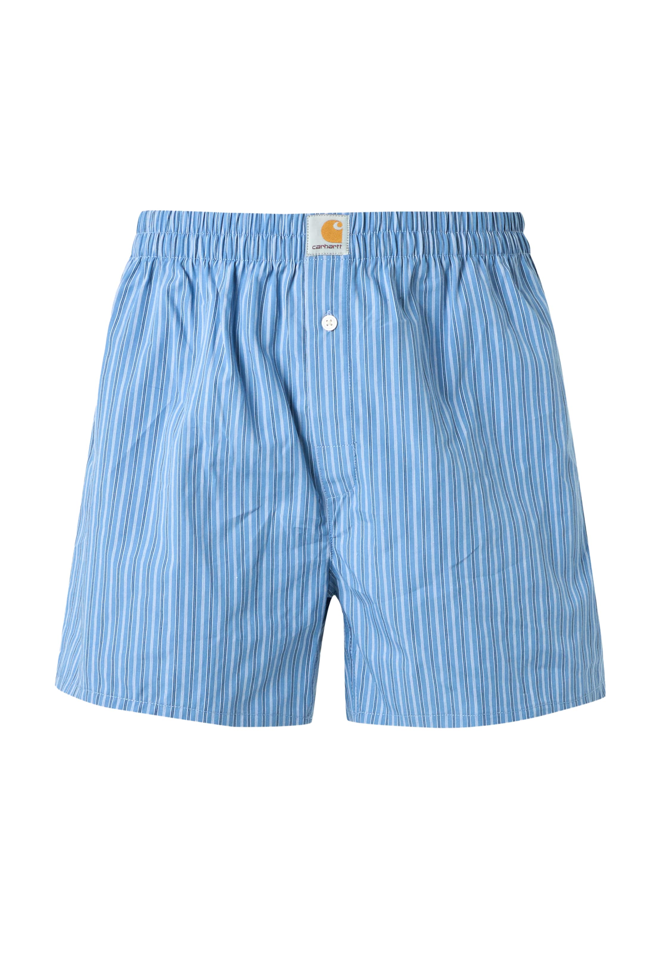 Carhartt WIP Boxerky – modrá: přední strana