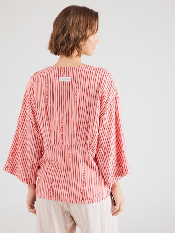 WILD LOVERS Schlafshirt 'FLOR' in Rot