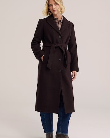 WE Fashion - Abrigo de entretiempo en lila: frente