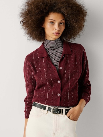 Pepe Jeans Knit cardigan 'ELAINE' in Red