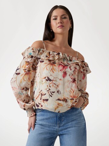 GUESS Bluse in Beige: Vorderseite