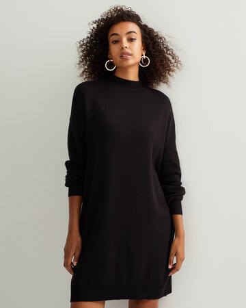 WE Fashion Knit dress in Black: front