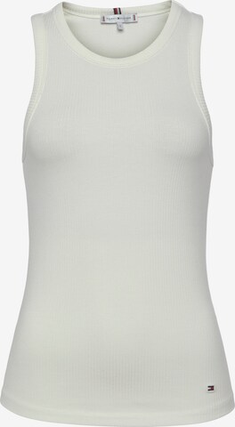 Top di TOMMY HILFIGER in bianco: frontale