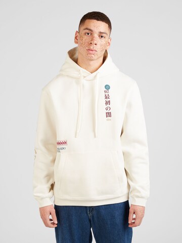 Bluză de molton de la River Island pe bej: față