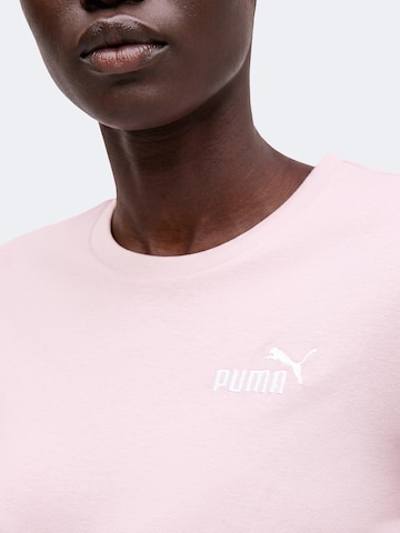 PUMA Λειτουργικό μπλουζάκι 'ESS Small No. 1' σε ροζ
