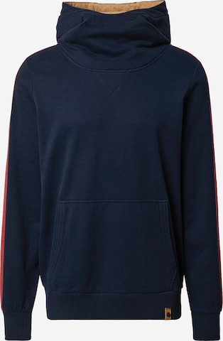 Sweat-shirt 'Shisha & Strand' Fli Papigu en bleu : devant