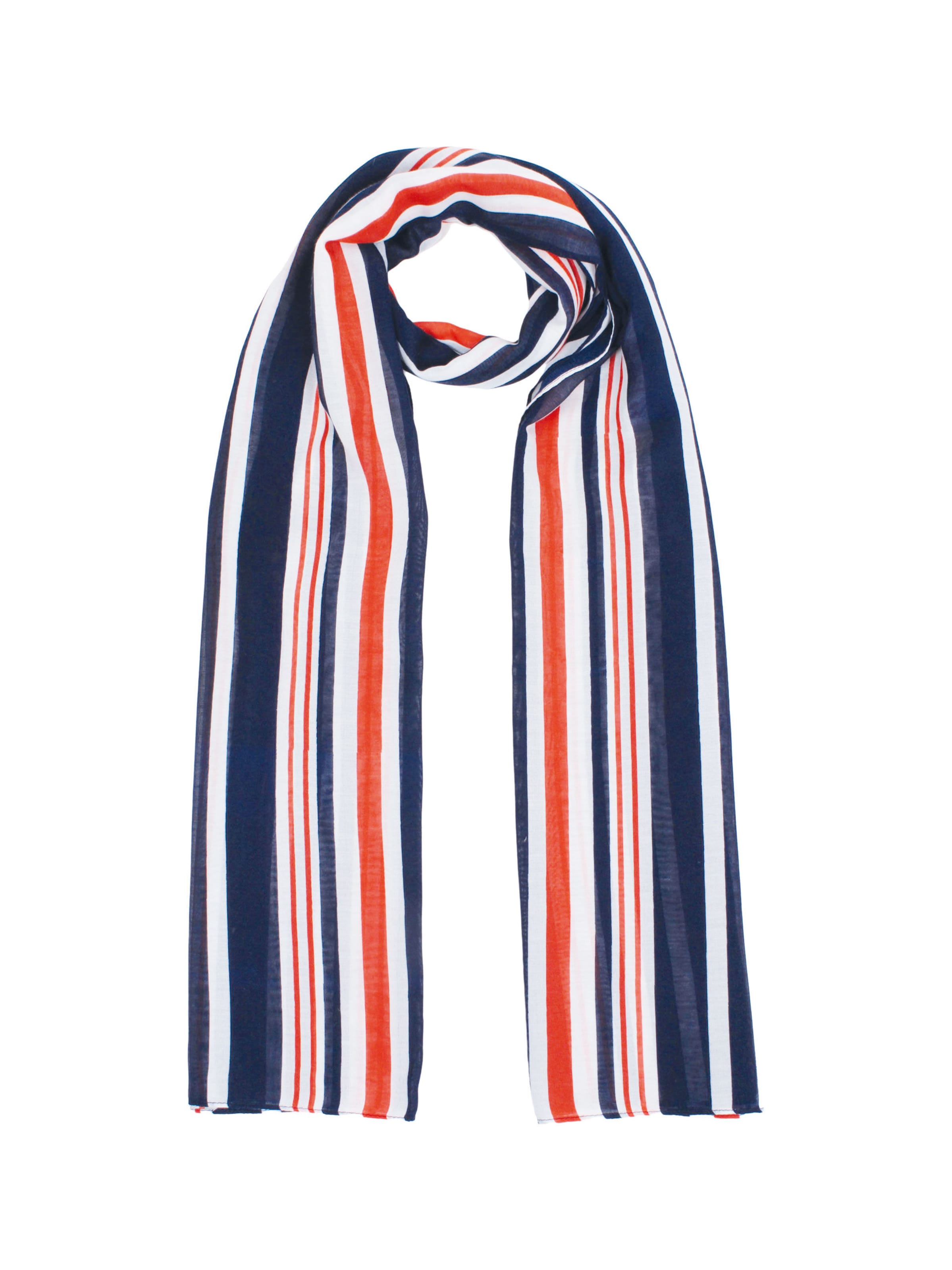 SAMAYA Luftig leichter Schal 'Nepea' in Blau: Vorderseite