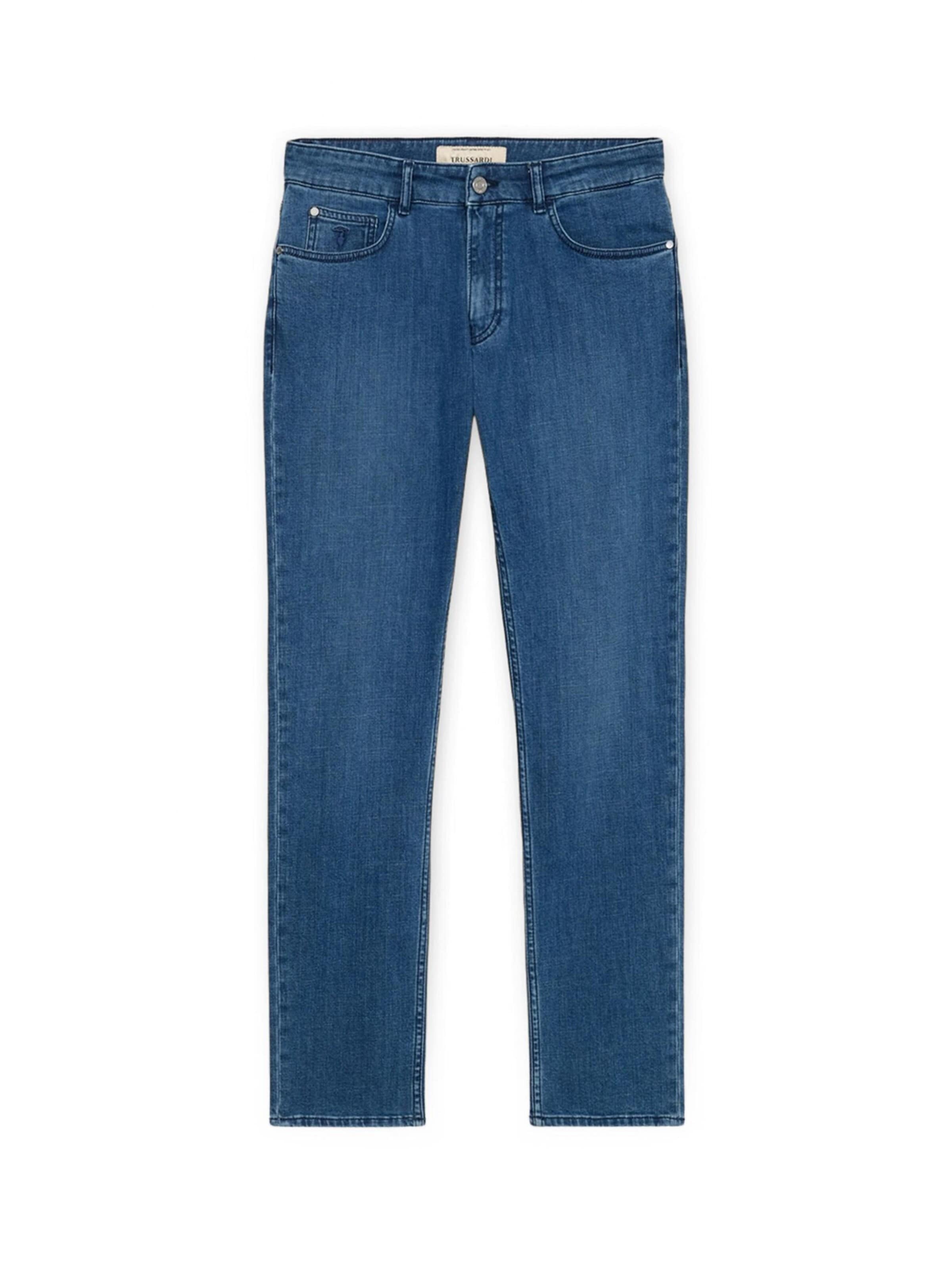 Regular Jean Trussardi en bleu : devant