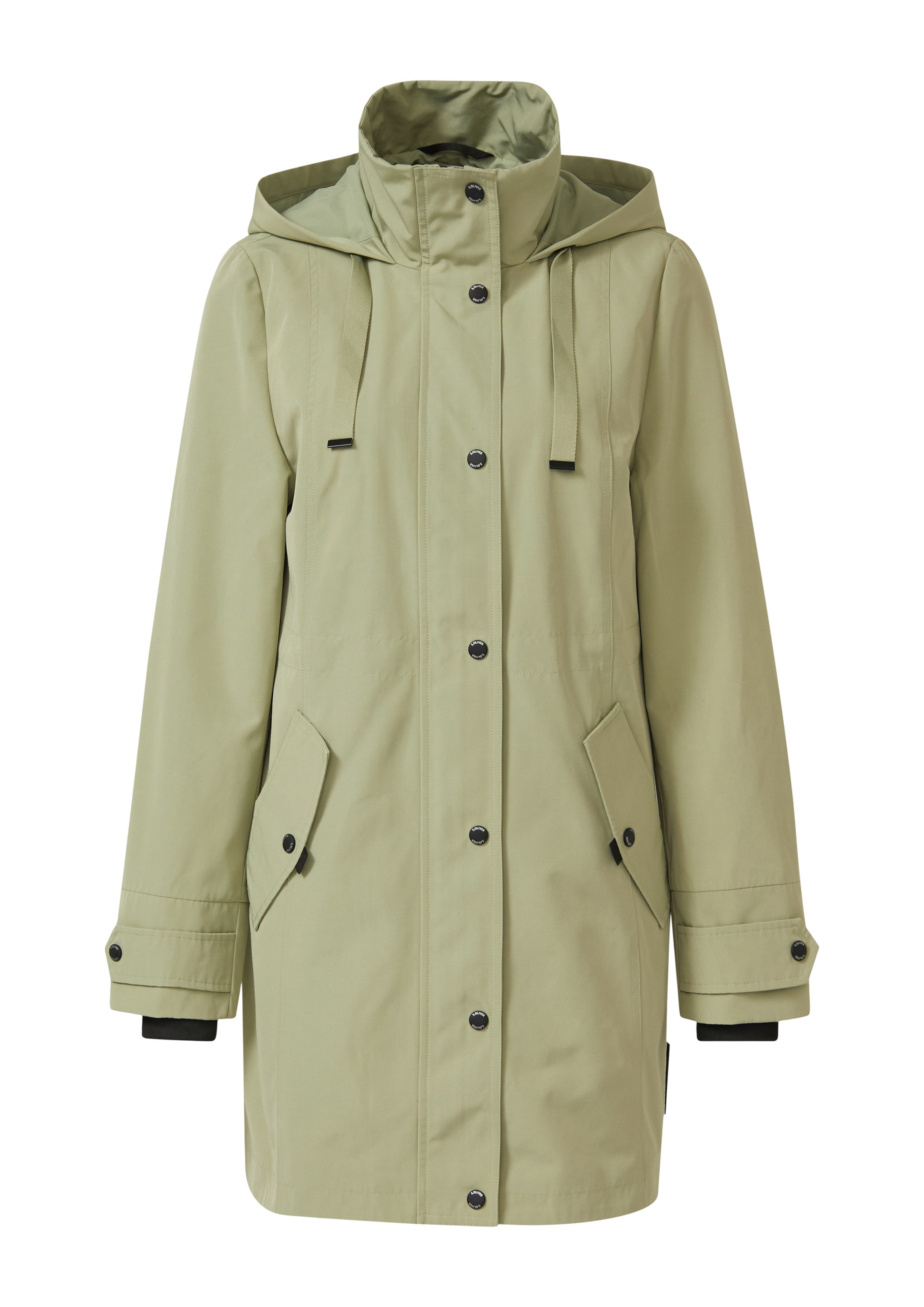 Manteau mi-saison s.Oliver en vert : devant
