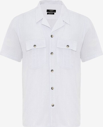 Antioch - Ajuste regular Camisa en blanco: frente