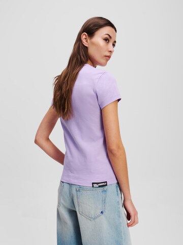 KARL LAGERFELD JEANS Póló - lila