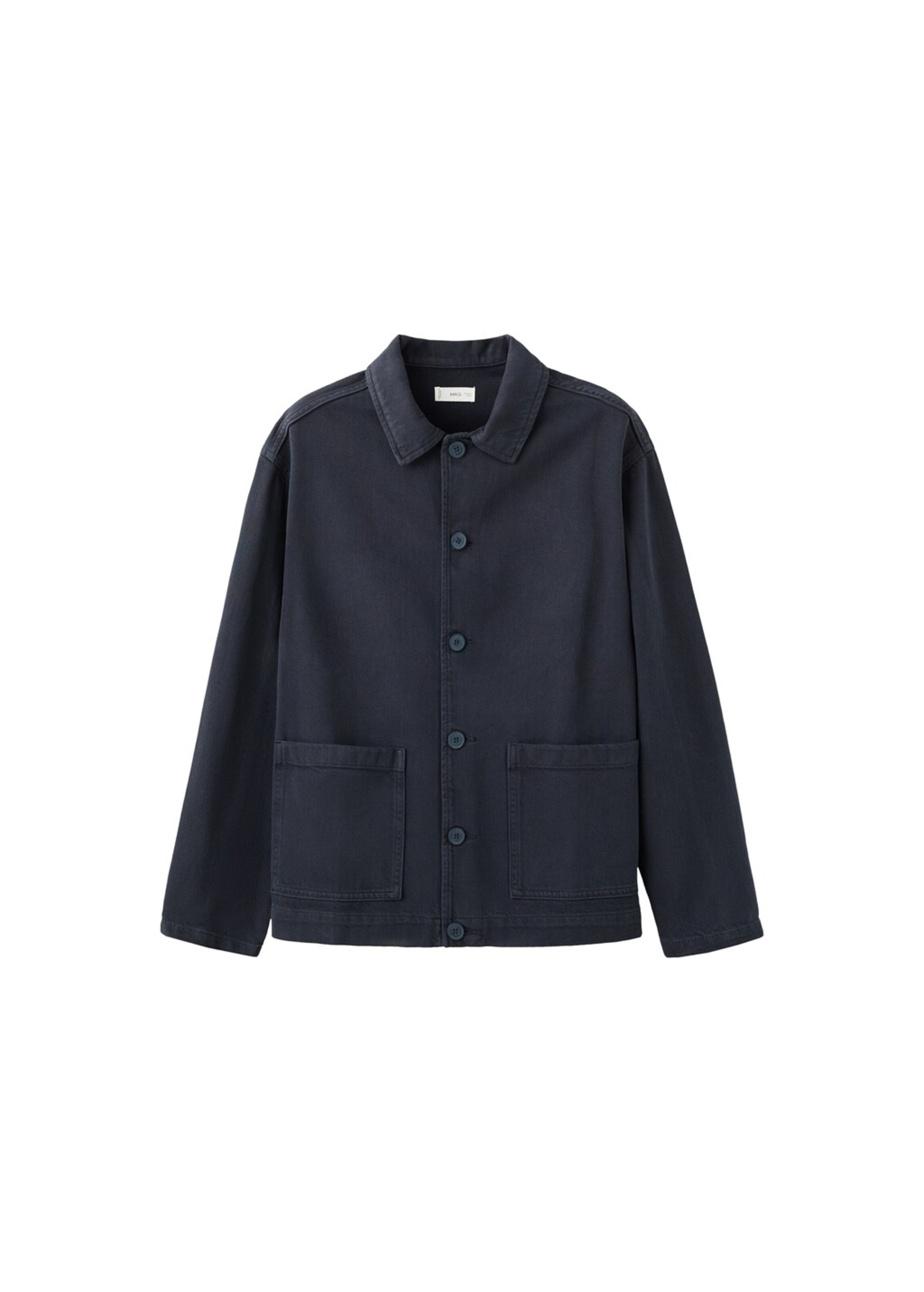 MANGO TEEN Regular Fit Hemd 'Over2' in Blau: Vorderseite