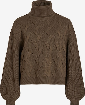 VILA Sweater in Brown: front