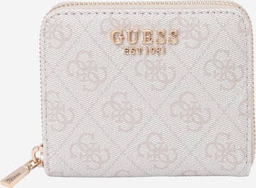 Portofel 'Laurel II' de la GUESS pe alb: față