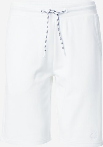 Regular Pantalon INDICODE JEANS en blanc : devant