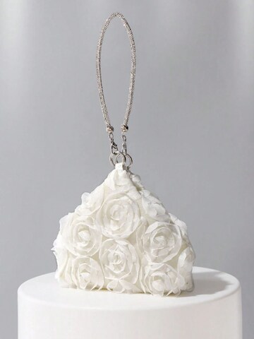 Tomshop24-7 Handbag 'Brauttasche Roos' in White