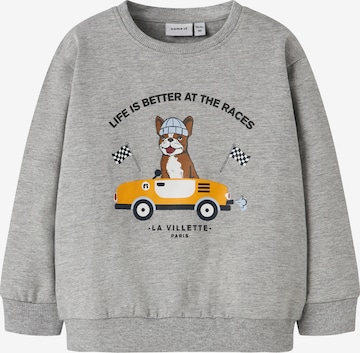 pilka NAME IT Megztinis be užsegimo 'NMMROVAL': priekis