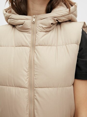 PIECES Vest 'Bee' i beige