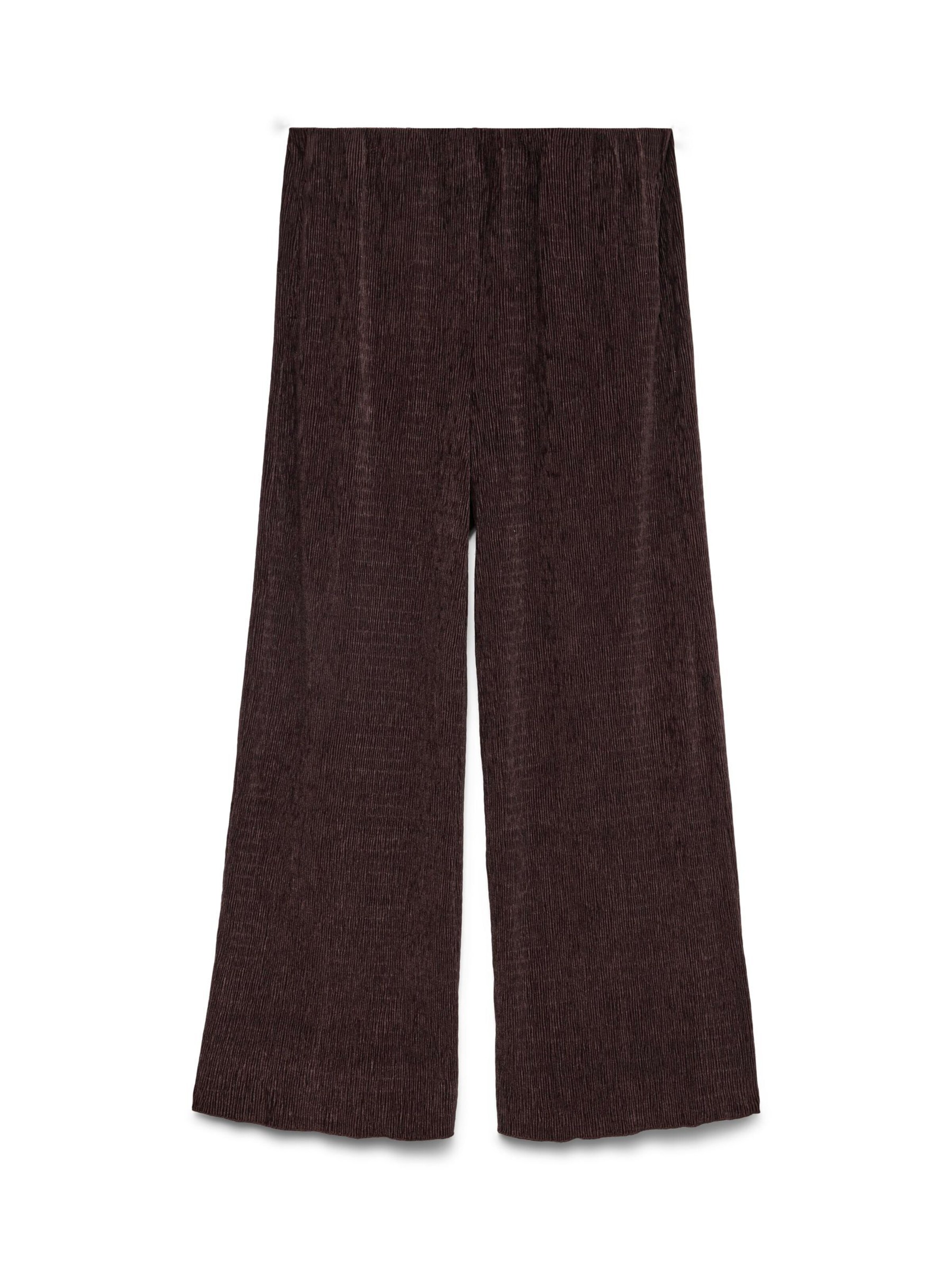Wide Leg Pantalon 'AWUTA' VERO MODA en marron : devant