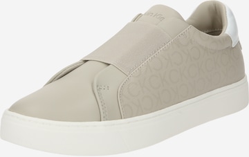 Calvin Klein Slip on boty – šedá: přední strana