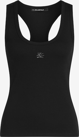 Karl LagerfeldTop 'Autograph' - crna boja: prednji dio