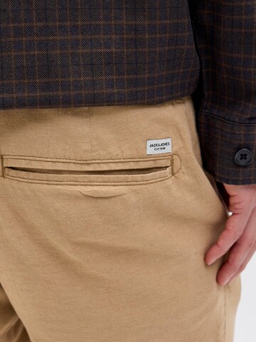 JACK & JONES regular Lærredsbukser i beige