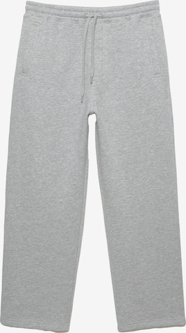 Pull&Bear Loosefit Housut värissä harmaa: etupuoli