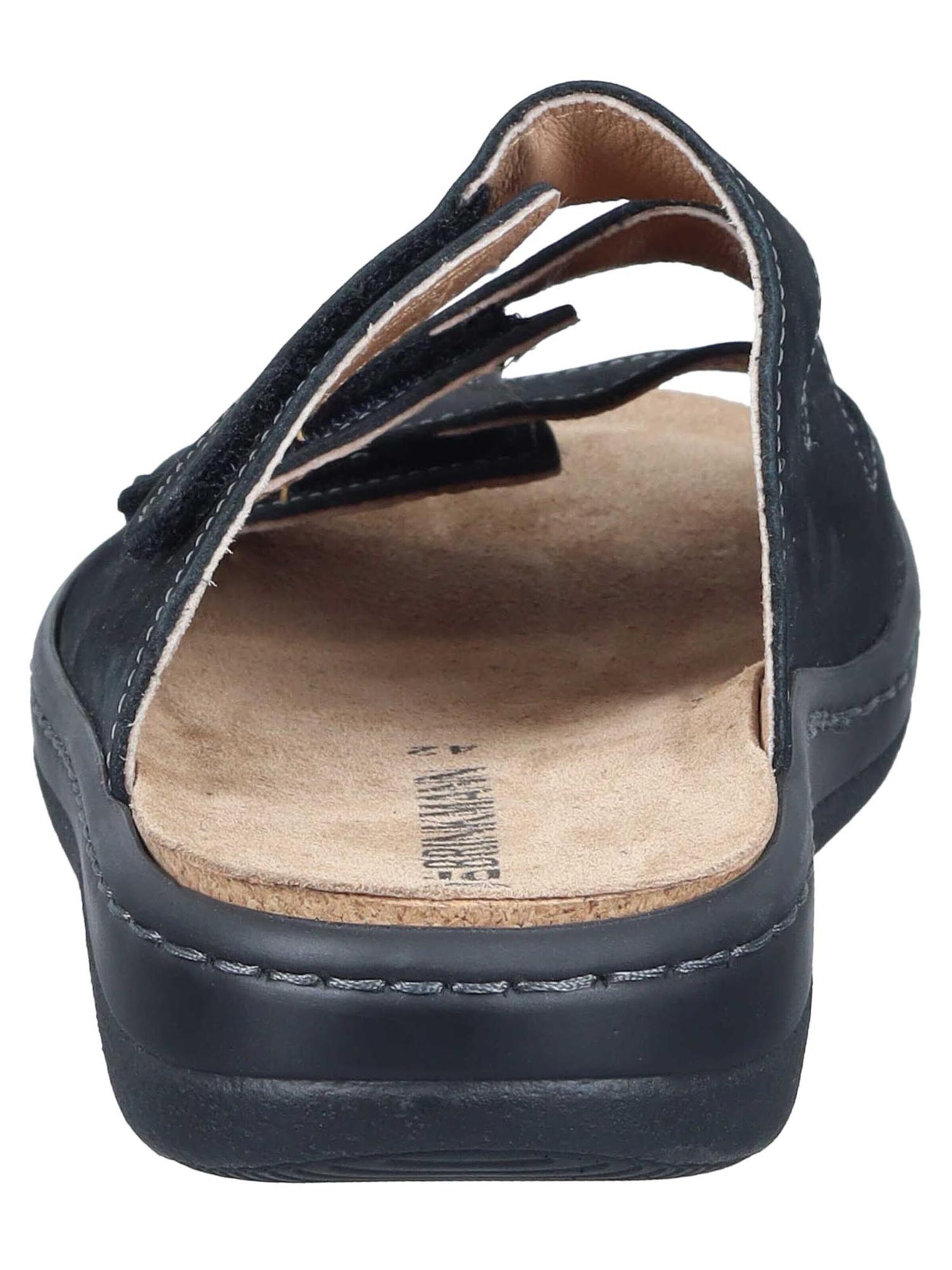 DR. BRINKMANN Mules 'Chelva' in Black