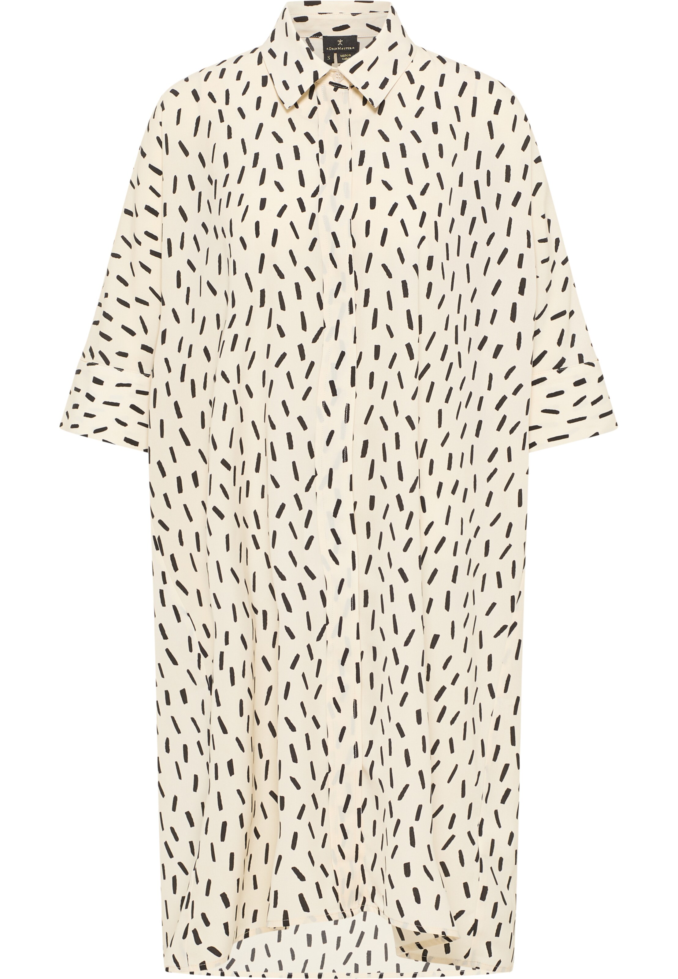 DreiMaster Klassik Рокля тип риза в бяло: отпред