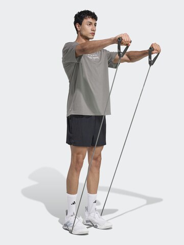 ADIDAS PERFORMANCE - Camiseta funcional 'PWR' en marrón