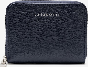Lazarotti Wallet 'Milano' in Blue: front