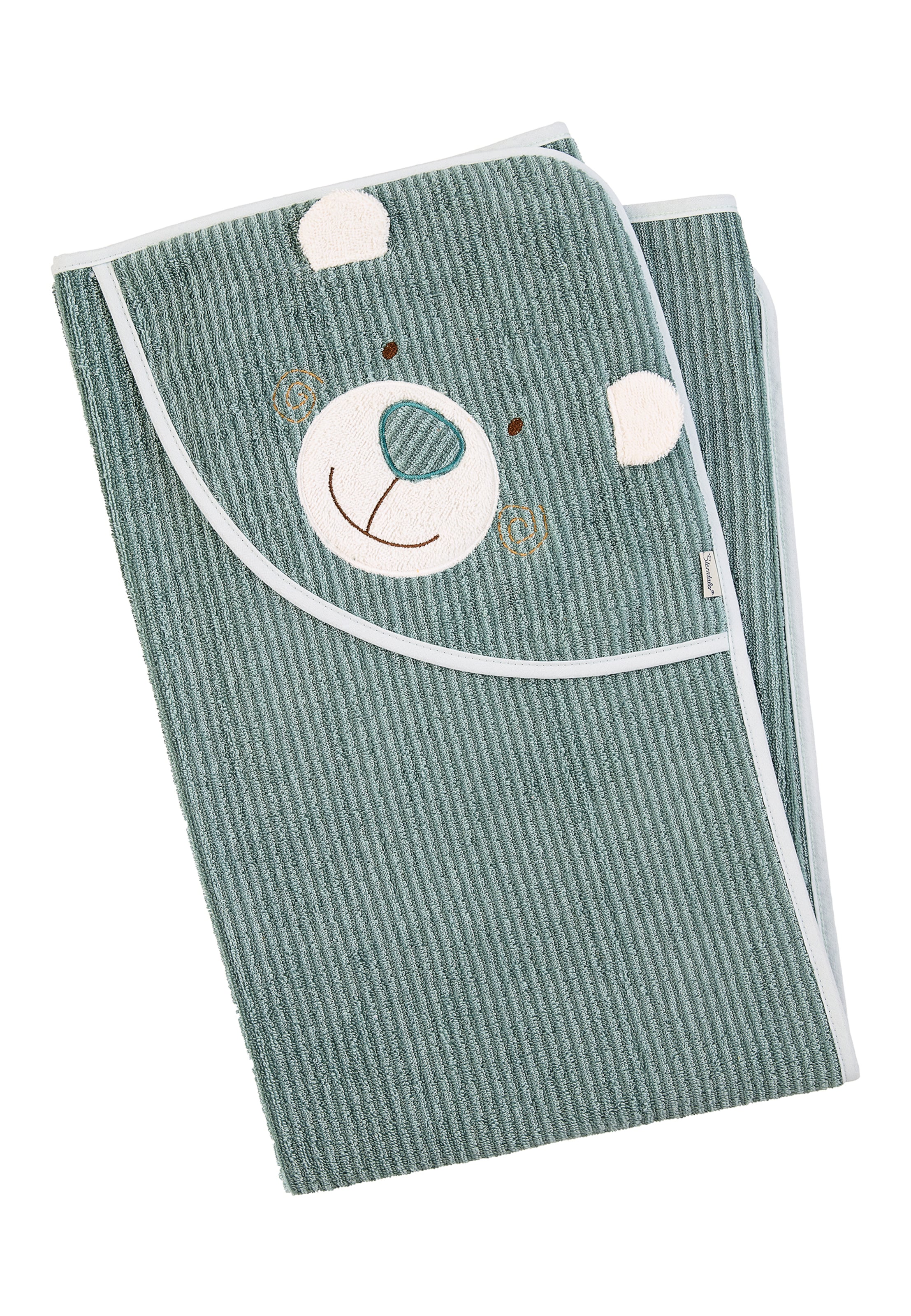 STERNTALER Bademantel in Grün: Vorderseite