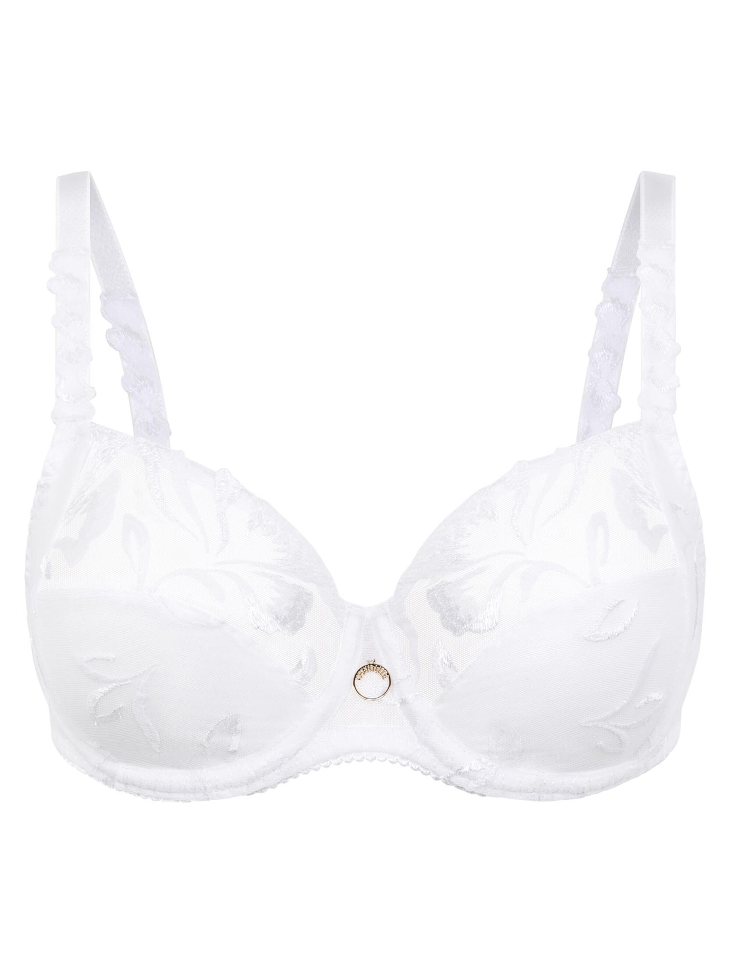 Chantelle Minimiser Bra 'Majestic' in White: front