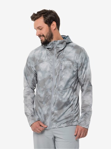 Veste outdoor 'PRELIGHT' JACK WOLFSKIN en gris : devant