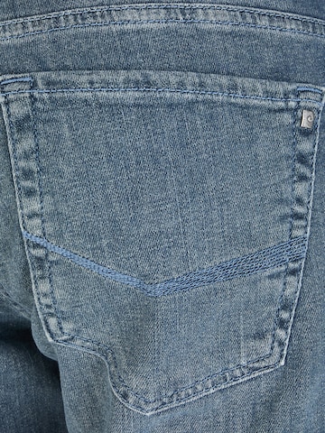 Coupe slim Jean 'Lyon' PIERRE CARDIN en bleu