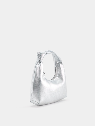 Pull&Bear Håndtaske i sølv