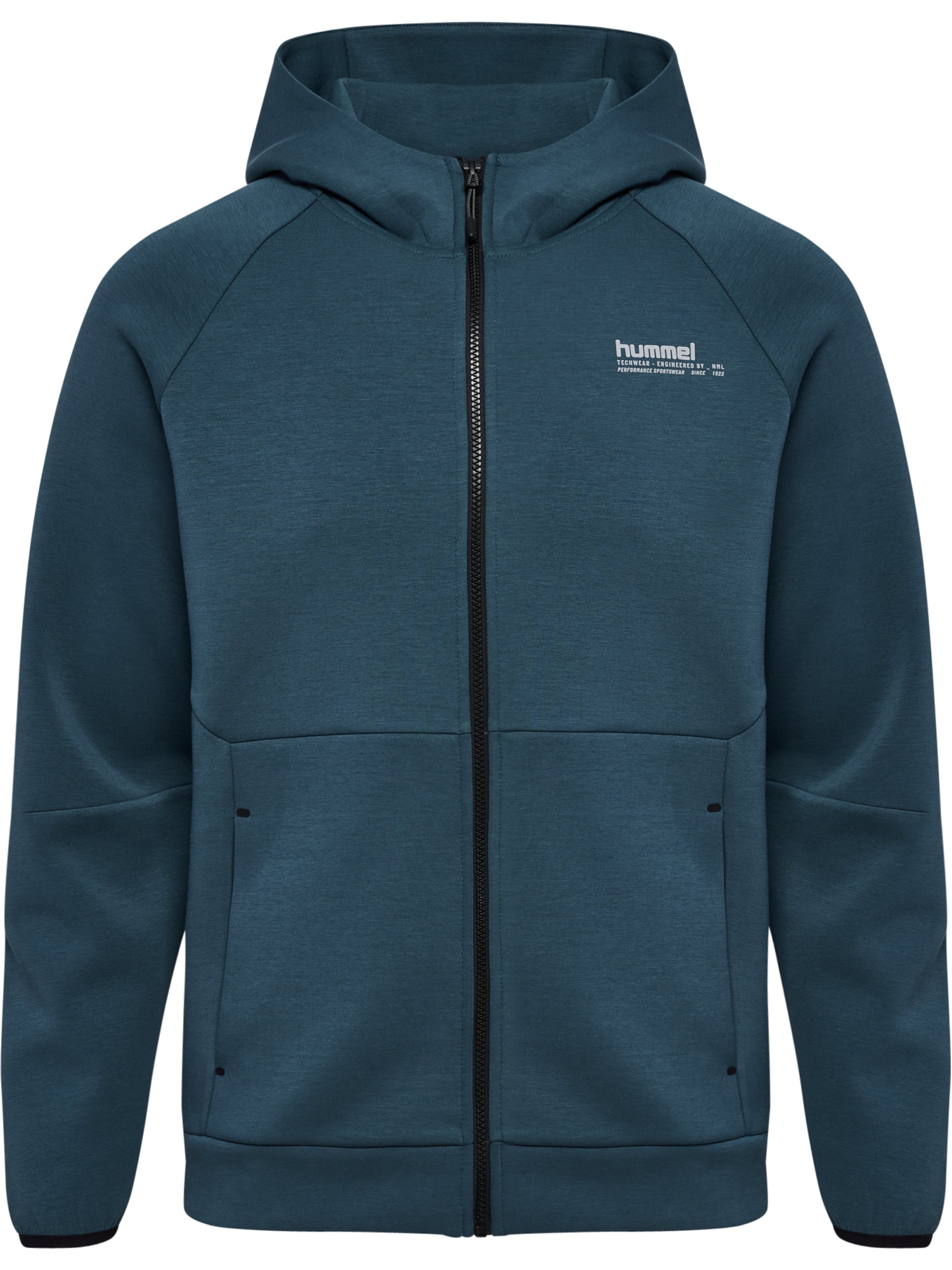 Hummel Sportssweatjakke 'Tech Fleece' i blå: forside