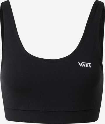 VANS Bustier BH i sort: forside