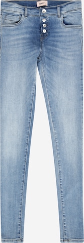 Skinny Jeans 'Rose' de la KIDS ONLY pe albastru: față