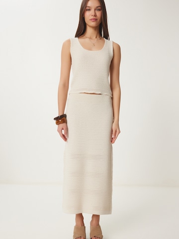 Happiness İstanbul Костюм в Бежевый: спереди