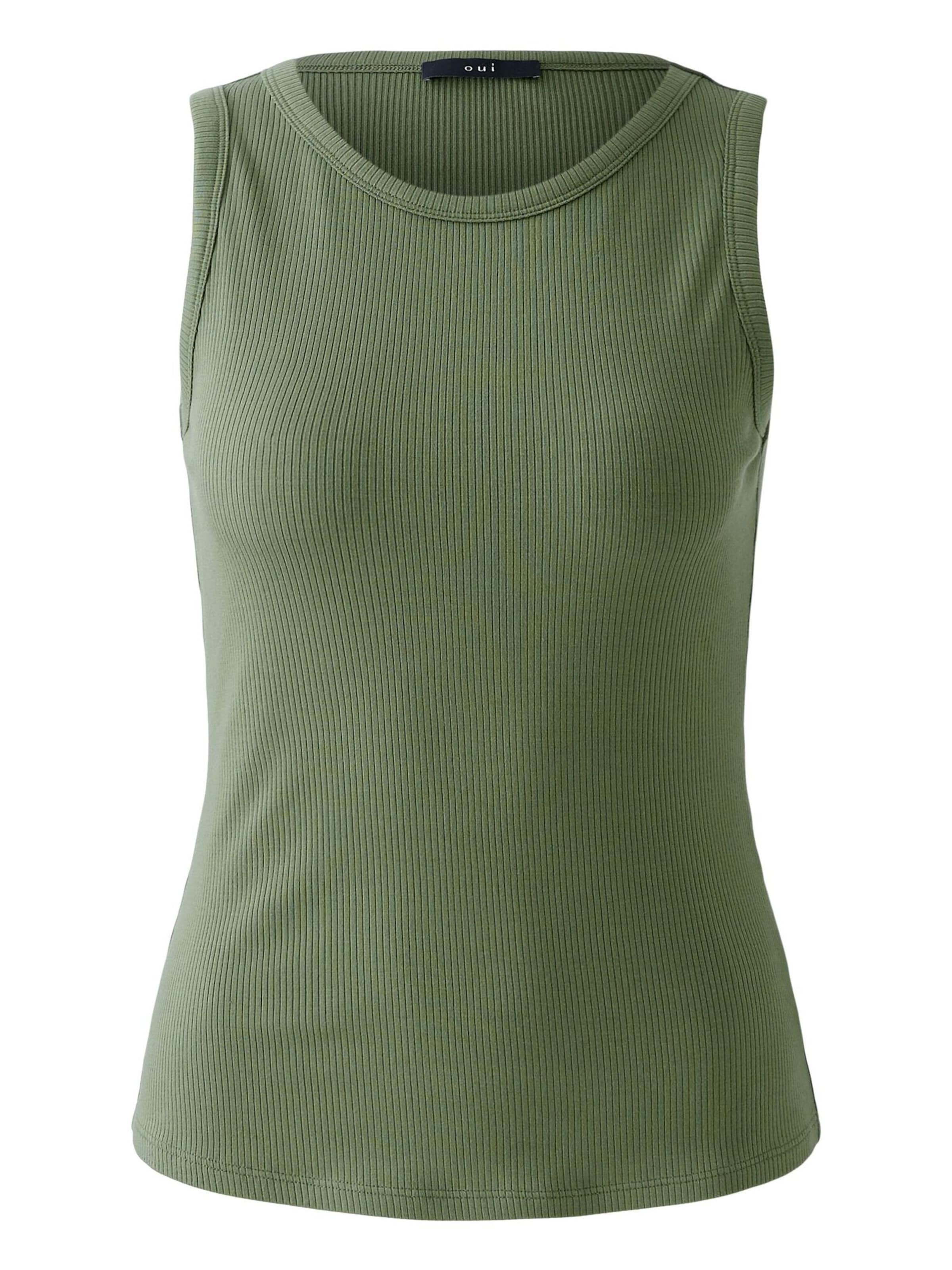 OUI Top 'Filiz' in Green: front