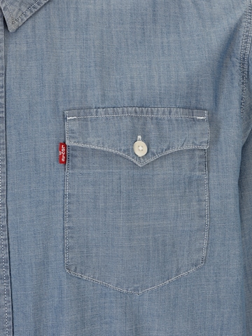 Levi's® Big & Tall Regular fit Button Up Shirt 'Big Relaxed Fit Western' in Blue