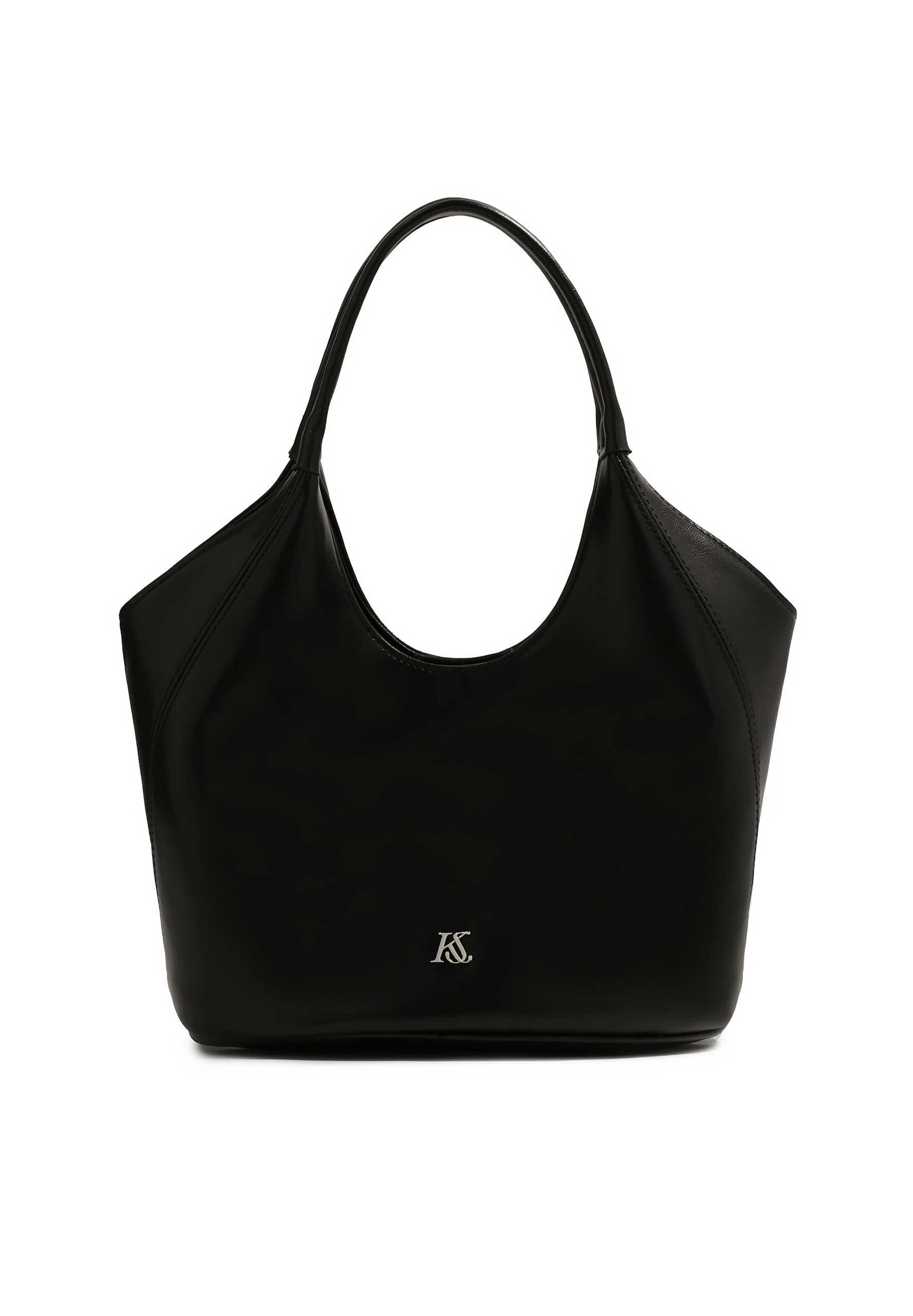 Kazar Studio Shopper in Black: front