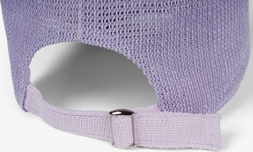 styleBREAKER Cap 'Papierstroh Baseball Cap' in Purple