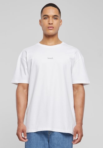 Merchcode Shirt 'Love' in White: front
