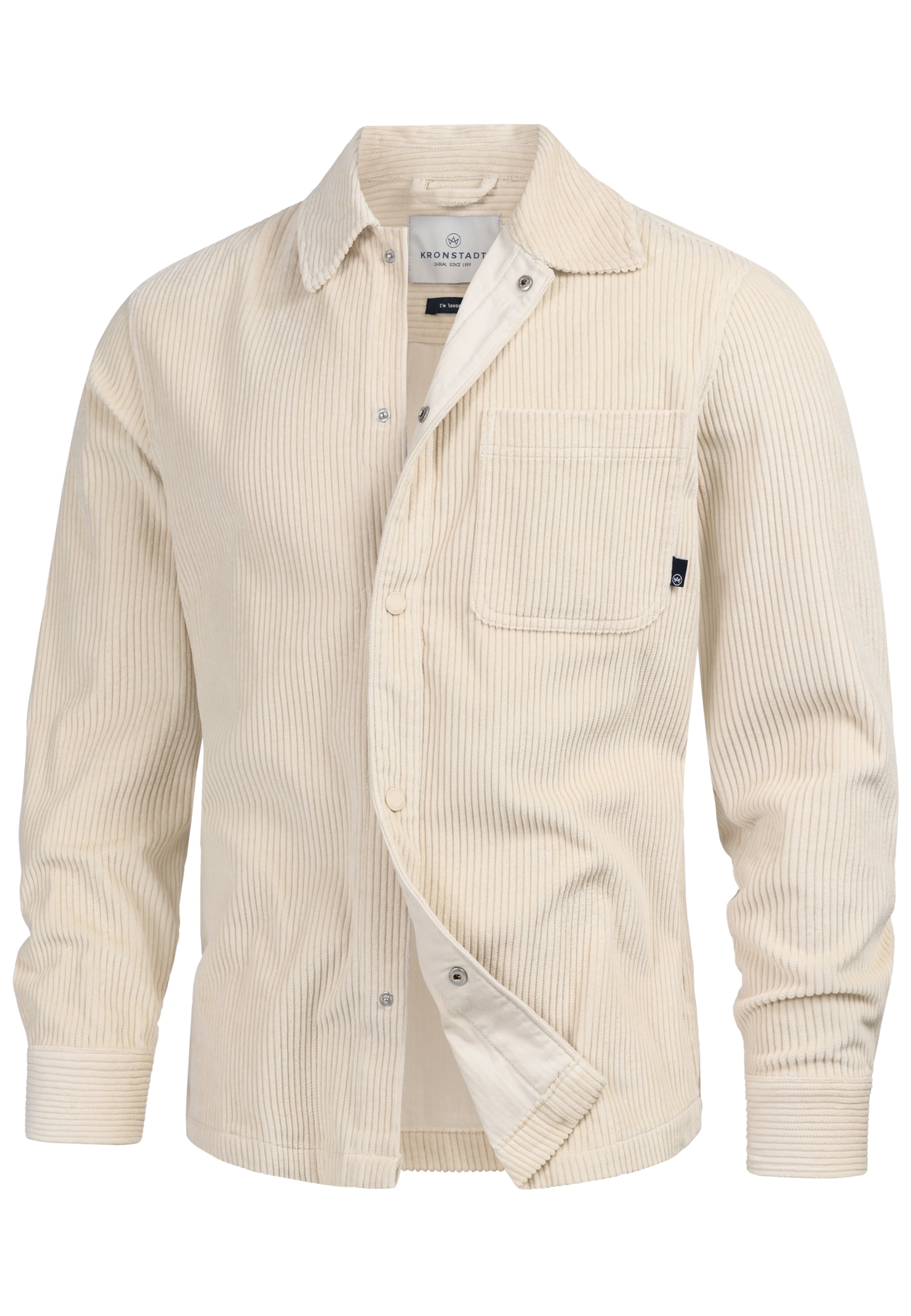 Chemise 'KSChandos' Kronstadt en beige : devant