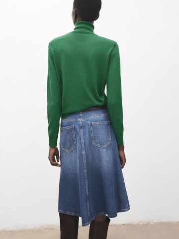 MANGO Pullover 'LUCCAC' in Grün