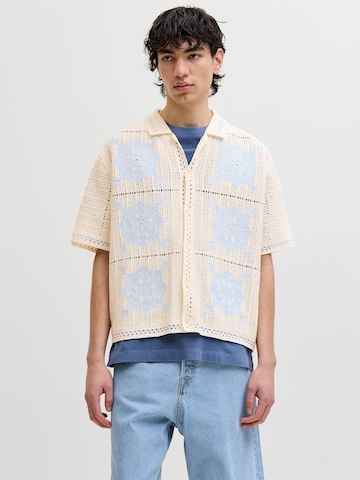 JACK & JONES Regular Fit Skjorte i beige: forside